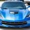 American Car Craft 2014-2019 Chevrolet Corvette Hood Vent Graphic Black Carbon Fiber/Satin Black 052081