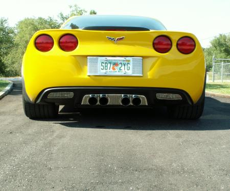 American Car Craft 2005-2013 Chevrolet Corvette Reverse Light Covers Polished Billet Style 042059