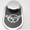 American Car Craft Master Cylinder Cover Crossed Flags /cap cover Dark Blue Solid vinly 033088-DBLU | Dark Blue Solid