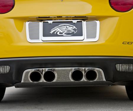 American Car Craft 2005-2013 Chevrolet Corvette Exhaust Filler Panel NPP Exhaust "Billet Style" 042127