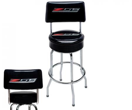 Z06 Corvette Pub Stool w/Back