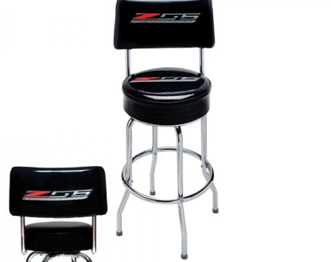 Z06 Corvette Pub Stool w/Back