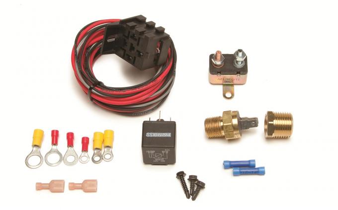 Corvette Electric Fan Relay & Thermostat Kit