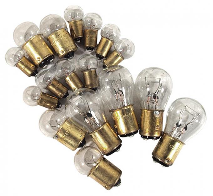 Corvette Light Bulb Kit, 18 Piece, 1961-1962