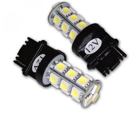 Corvette White SMD LED Light Bulb, #3157, Pair, 1997-2013