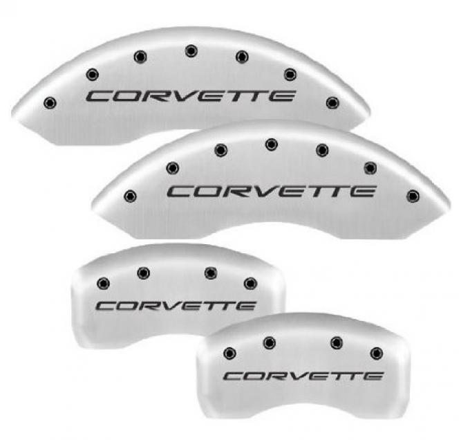 Satin Caliper Covers for Chevrolet Corvette