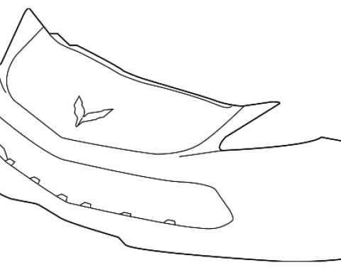 Corvette Front Bumper Cover, 2015-2018