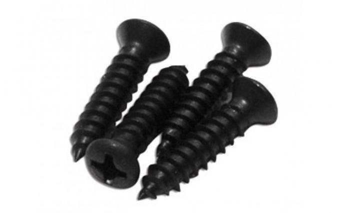 Corvette Door Defroster Bezel Screws, 4 Piece, 1984-1989