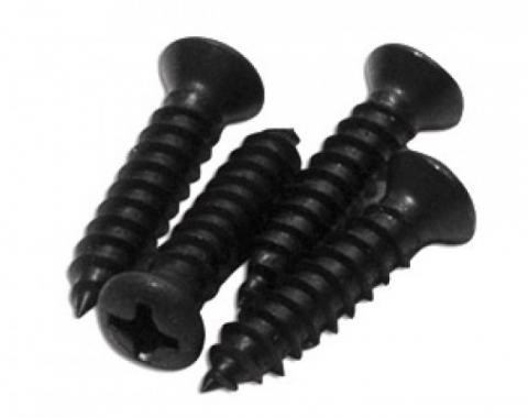 Corvette Door Defroster Bezel Screws, 4 Piece, 1984-1989