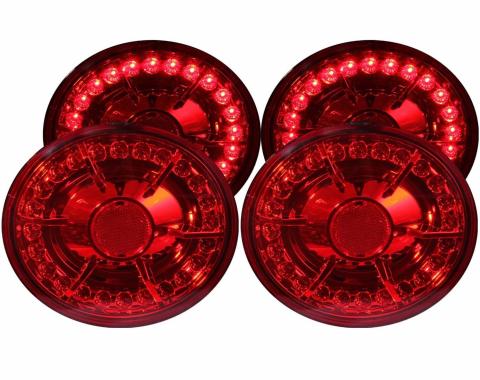 Corvette Taillight Kit, Red LED, 2005-2013