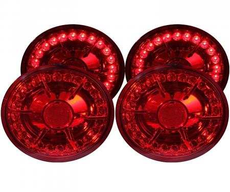 Corvette Taillight Kit, Red LED, 2005-2013