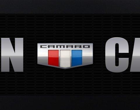 Camaro Six Badge Framed Man Cave