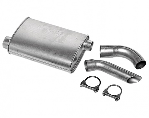 Corvette Dynomax Super Turbo Muffler, 2 1/2 Inch, 1974-1982