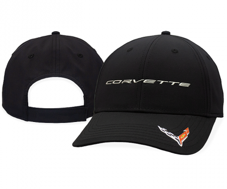 Black Next Generation Corvette C8 Metallic Cap