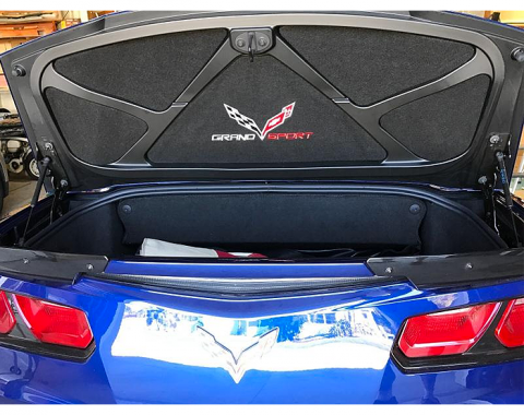 Corvette Trunk Lid Inner Liner, C7 Grand Sport, Black, 5 Piece, 2014-2019