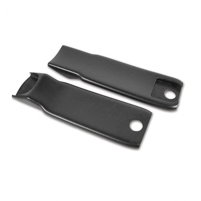 Corvette Seat Belt Buckle Sleeve, Pair Black, 1970-1973
