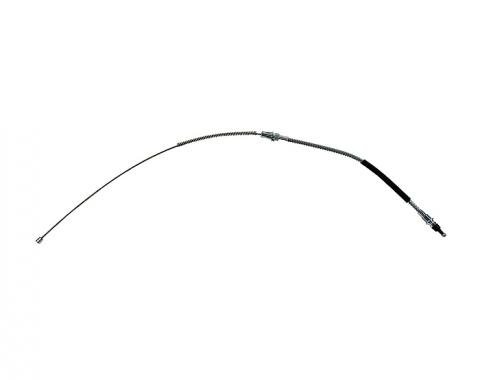 Corvette Park Brake Cable, Rear Left, Drum Brake, 1964-1965