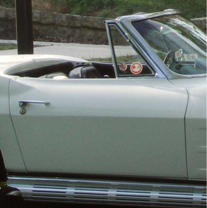 Corvette Door Skin, Outer Convertible Right, 1963-1964