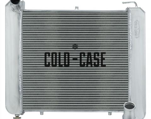 Cold Case Radiators Corvette Radiator For 61-62 Corvette Polished Aluminum Cold Case Radiator CHV711