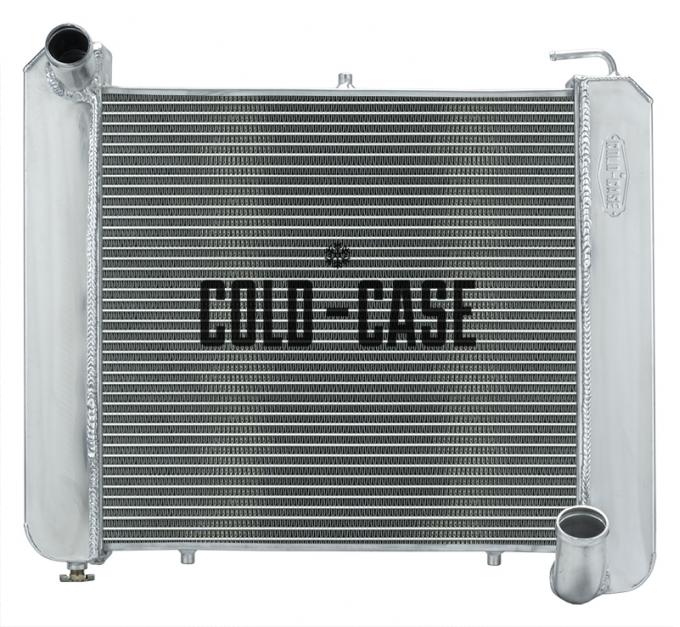 Cold Case Radiators Corvette Radiator For 61-62 Corvette Polished Aluminum Cold Case Radiator CHV711