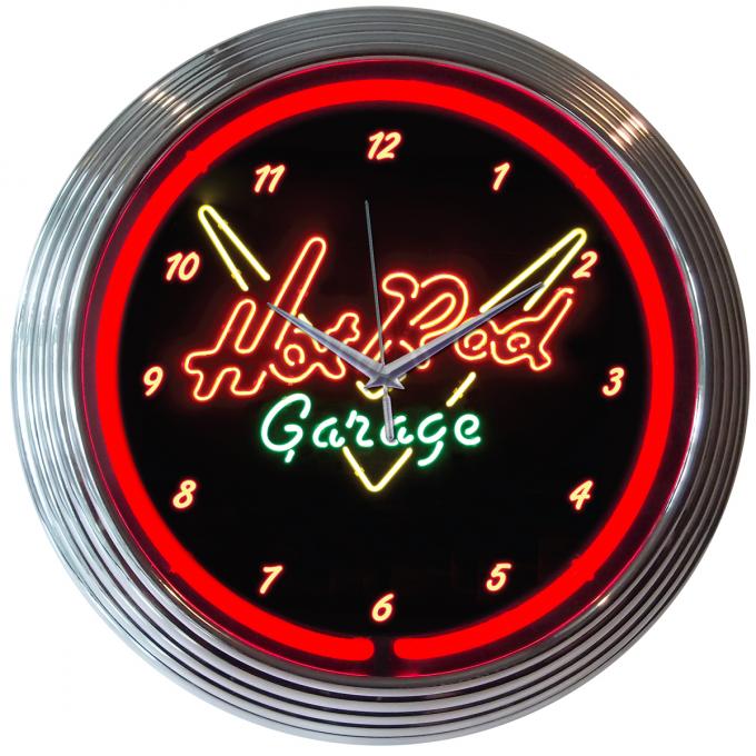 Neonetics Neon Clocks, Hot Rod Garage Neon Clock