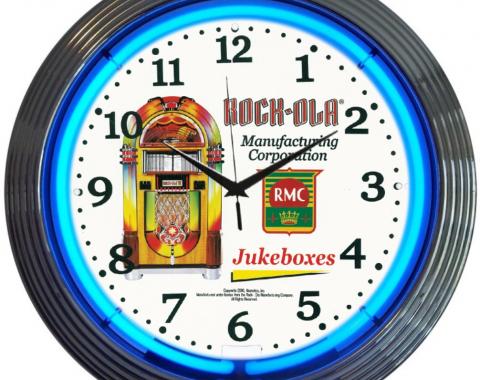 Neonetics Neon Clocks, Rock-Ola Jukebox Neon Clock