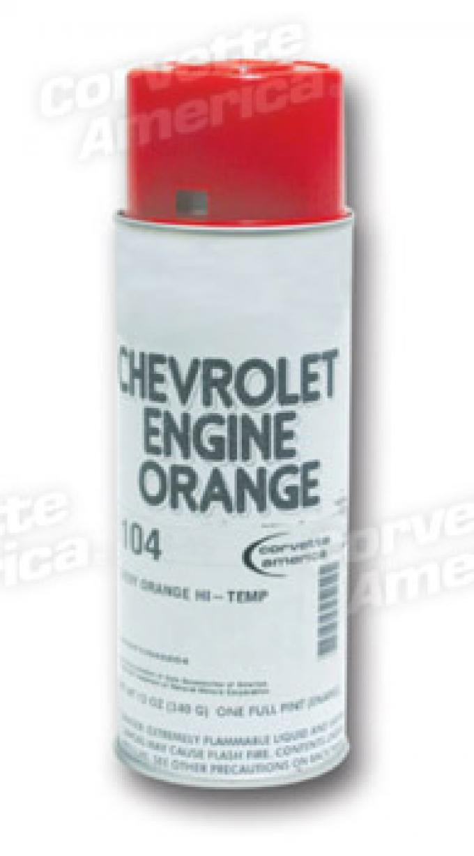 Corvette Paint, Chevy Orange Hi-Temp, 1953-1982