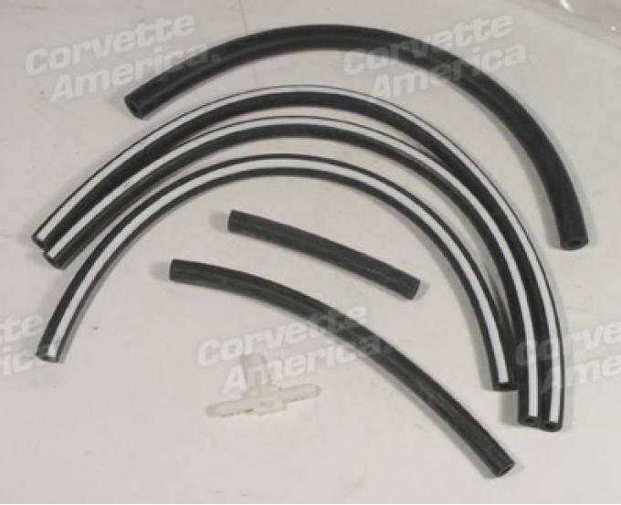 Corvette Emission Hose Kit, 454 Manual, 1973