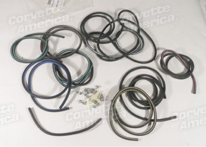 Corvette Heater/Air Conditioning Control Vacuum Hose Kit, with Air Conditioning, 1969-1970