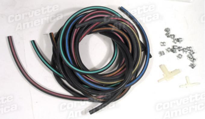 Corvette Heater/Air Conditioning Control Vacuum Hose Kit, with Air Conditioning, 1971-1975
