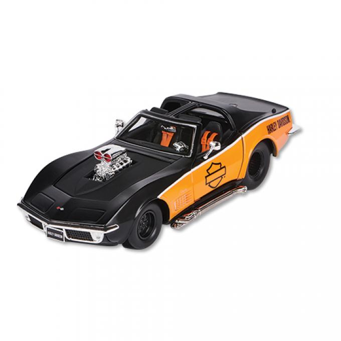 1:25th 1970 Harley Davidson Corvette Diecast