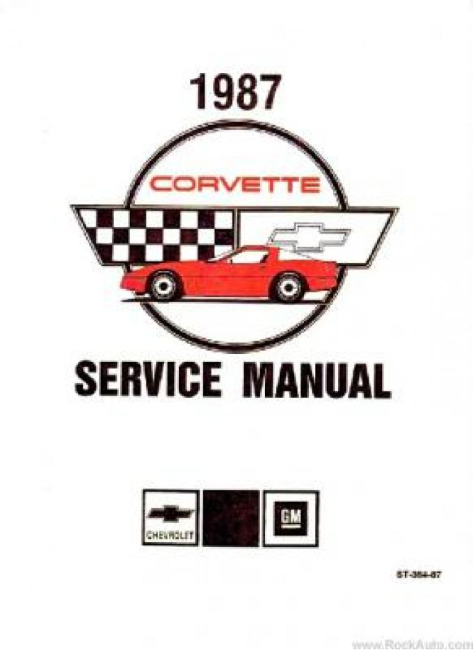 Corvette Service Manual, 1987