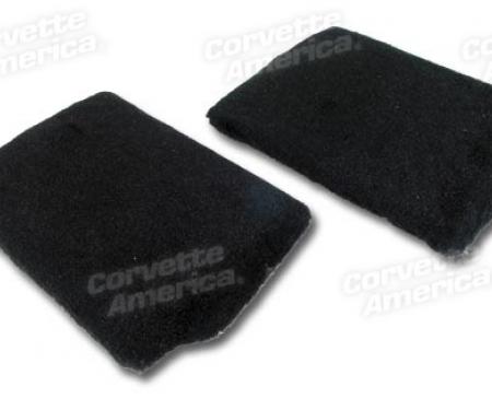 CA 1990-1993 Chevrolet Corvette Front Speaker Cover Assemblies Pile
