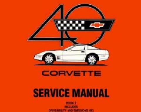 Corvette Service Manual, USED 1993
