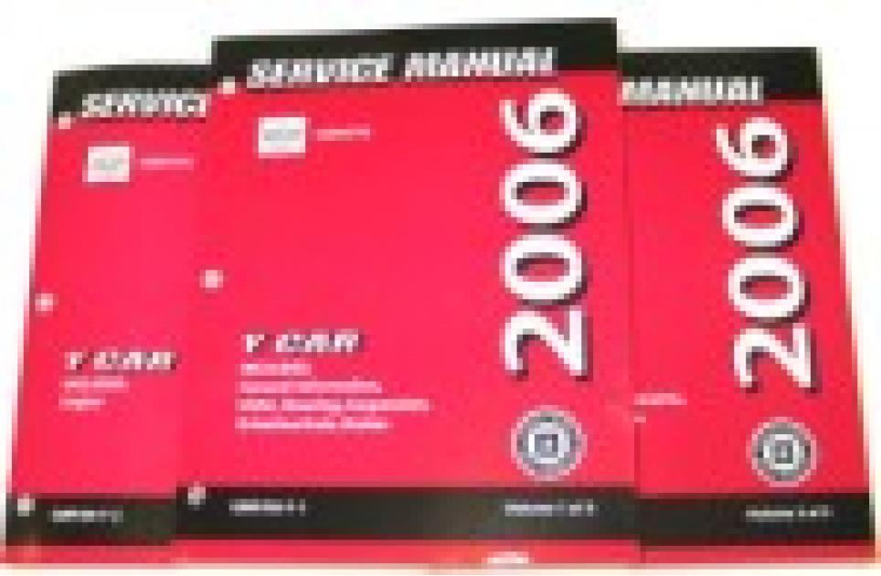 Corvette Service Manual, 2006