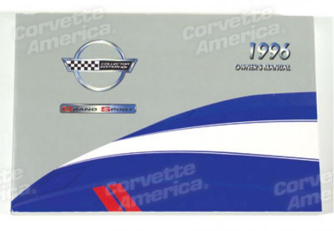 Corvette Owners Manual, 1996, NQP