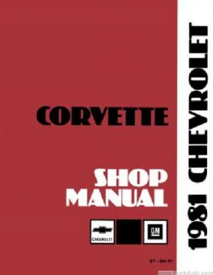 Corvette Service Manual, 1981