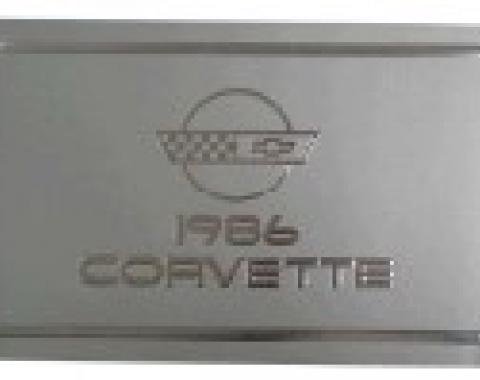 Corvette Owners Manual, 1986