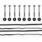 Holly Sniper EFI Valve Cover, Fabricated Aluminum, GM LS Engines, Natural Anodized 890014