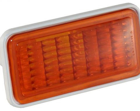 Corvette Front Side Marker Light, Amber, 1969