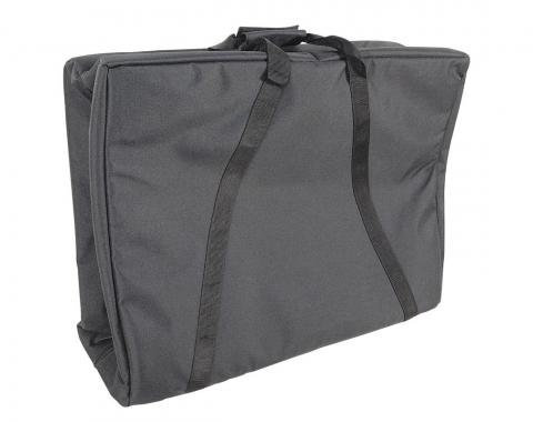 Corvette Black Canvas T-Top Panel Storage Case, 1968-1982