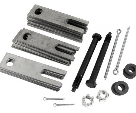 Corvette Trailing Arm Shim Kit, Stainless Steel with Bolts, 1963-1982