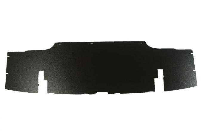 Corvette Flat Trunk Liner, Black, For Cars Without Power Top, 1961-1962