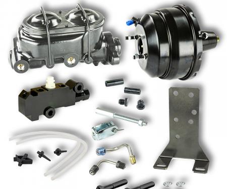 Right Stuff Black Booster & Master Cylinder Combination Kit, Bottom Mounted Valve Disc/Disc B85311872B