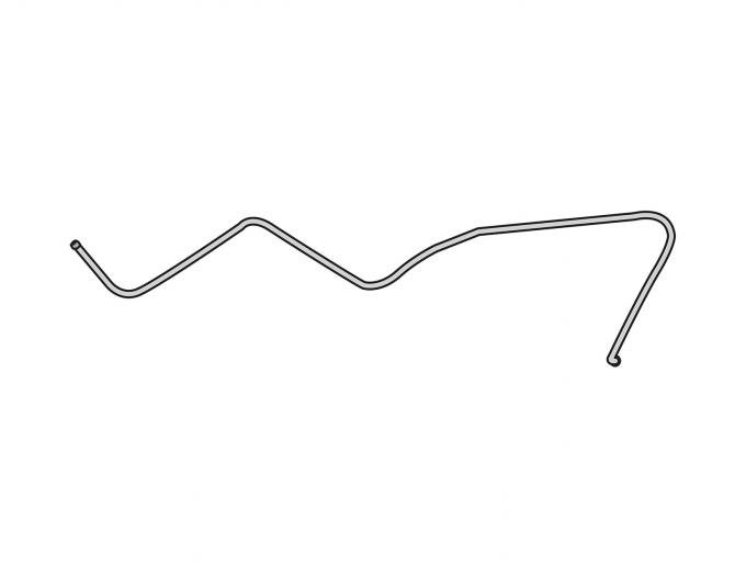 Right Stuff 1963 Chevrolet Corvette, Pre-Bent OE Steel Distributor Vacuum Line VDV6301