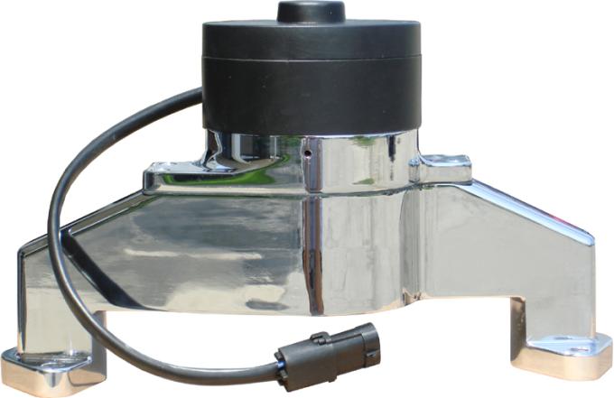 Proform Electric Engine Water Pump, Aluminum, Chrome Finish, Fits BB Chevy Engines 68230C