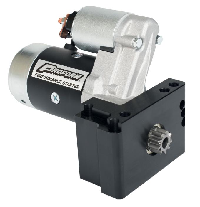 Proform High-Torque Mini Starter, 2.2KW, Fits Chevy V8, Staggered Bolt Mounting Plate 66267