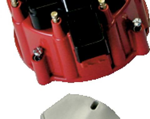 Proform Engine Distributor GM HEI Coil, Cap and Rotor Kit, Red Cap 66942RC