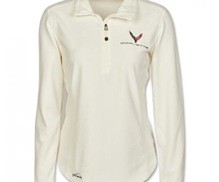 Ladies 2020 Corvette Microfleece 1/2 Zip Pullover