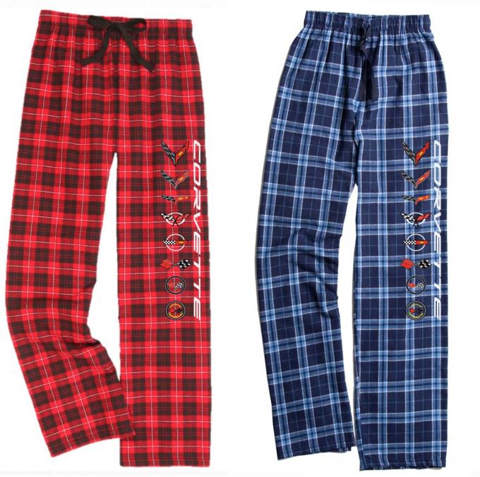 Corvette Generations Flannel Pants